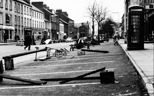 Main Street Limavady after the bomb