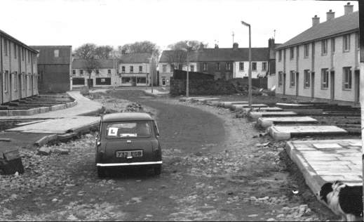 Protestant Street under repair