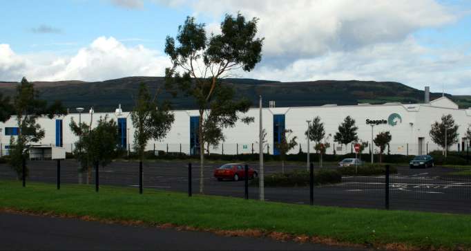 The empty car park at Seagate/Limavady