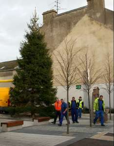 The Limavady Council christmas tree