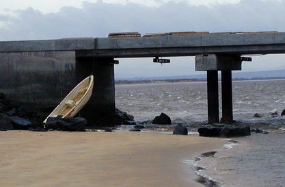 An old-fashioned ferry