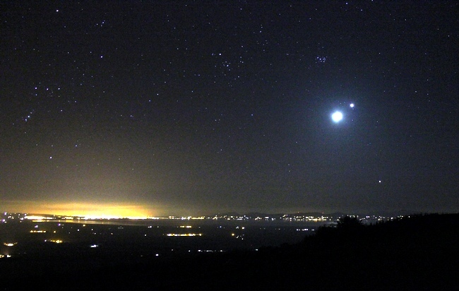 The stars at night