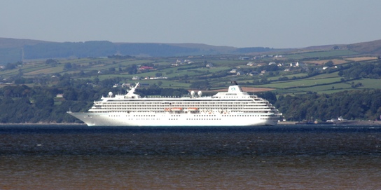 A cruise ship