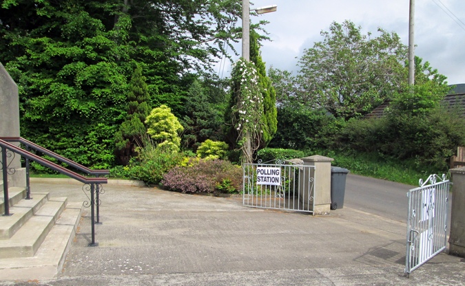 A polling station