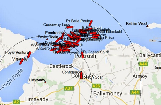 A lot of ships