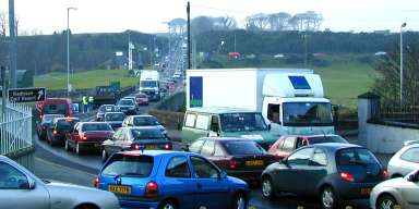 The Derry road on a bad day