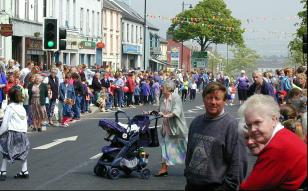 Crowd in Main Street