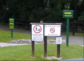 Signs in the Country Park