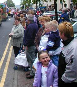 Watching crowd