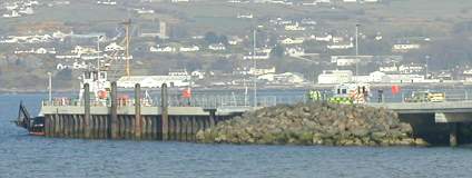 The ferry terminal