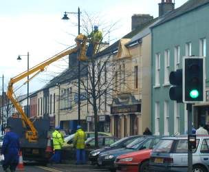 Taking down the lights