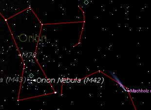 A map of Orion