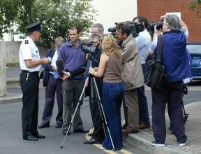 A group of reporters