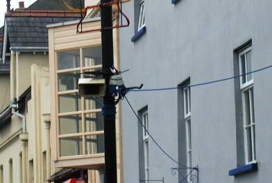 A loud loudspeaker