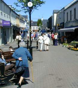 Sunny Market Street in Limavady