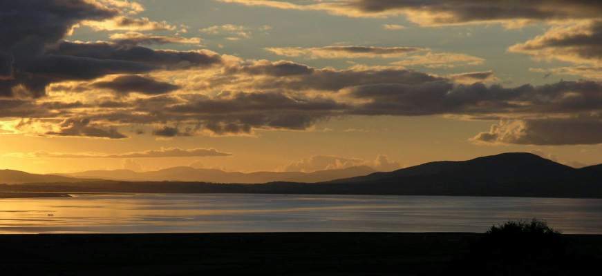 Sunset over Lough Foyle