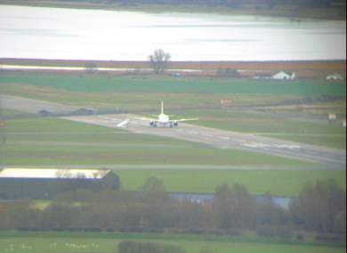 A plane that landed on the wrong air strip