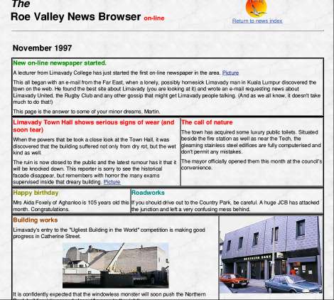 The first News Browser