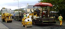 A builders traffic jam