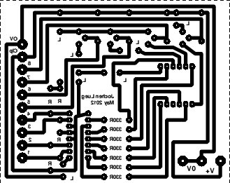 The pcb layout