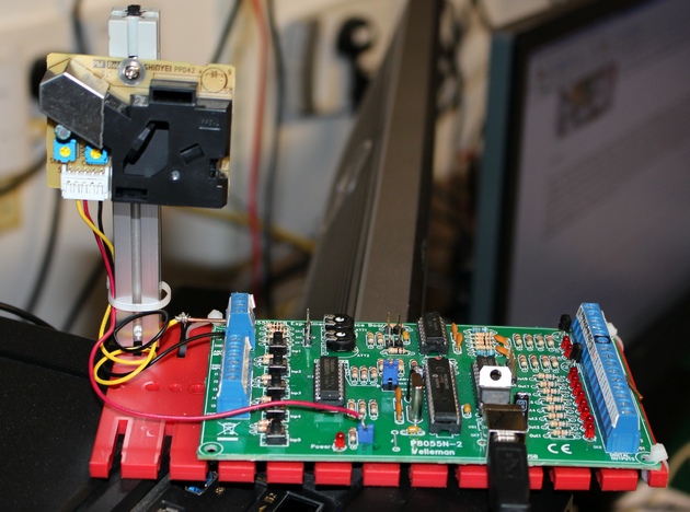 Velleman board with deut detector