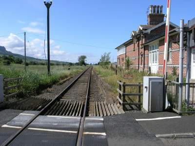 The railwayline at Seacoast Road