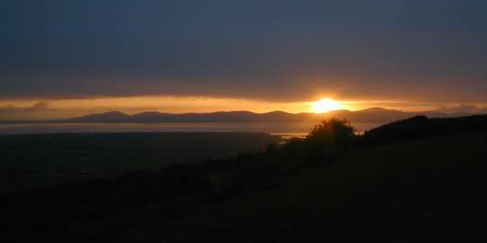 The Roe Mouth at sunset