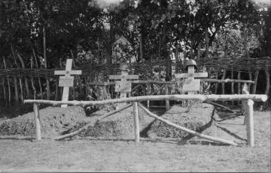 War graves in Russia