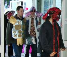 Enter the art students