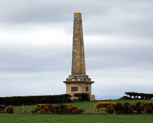 The obelisk in Limavady, Carrick East
